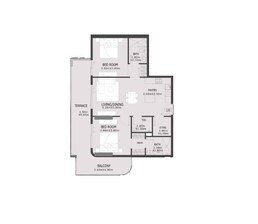 2 Beds 1181 Sq. Ft. Apartment in Valores Elevia Residences 3