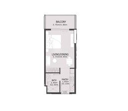 410 Sq. Ft. Studio in Valores Elevia Residences 3