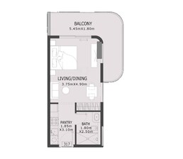 626 Sq. Ft. Studio in Valores Elevia Residences 3