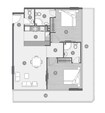 Valores Elevia Residences 2 Beds Layout
