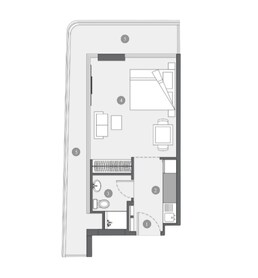 390 Sq. Ft. Studio in Valores Elevia Residences