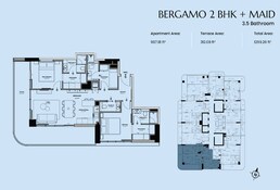 2 Beds 1299 Sq. Ft. Apartment in Vantage Livel Residenza