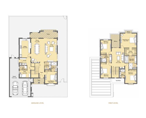 Villanova  La Quinta 5 Beds Layout