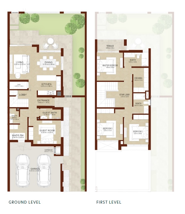 Villanova La Rosa 5 4 Beds Layout