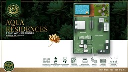 1 Bed 723 Sq. Ft. Apartment in Vincitore Aqua Flora