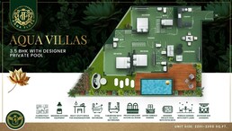 3 Beds 2250 Sq. Ft. Villa in Vincitore Aqua Flora