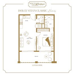 1 Bed 685 Sq. Ft. Apartment in Vincitore Dolce Vita