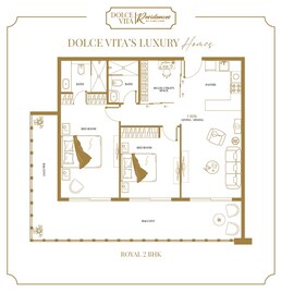 2 Beds 928 Sq. Ft. Apartment in Vincitore Dolce Vita