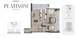 2 Beds 1633 Sq. Ft. Apartment in Vision Platinum