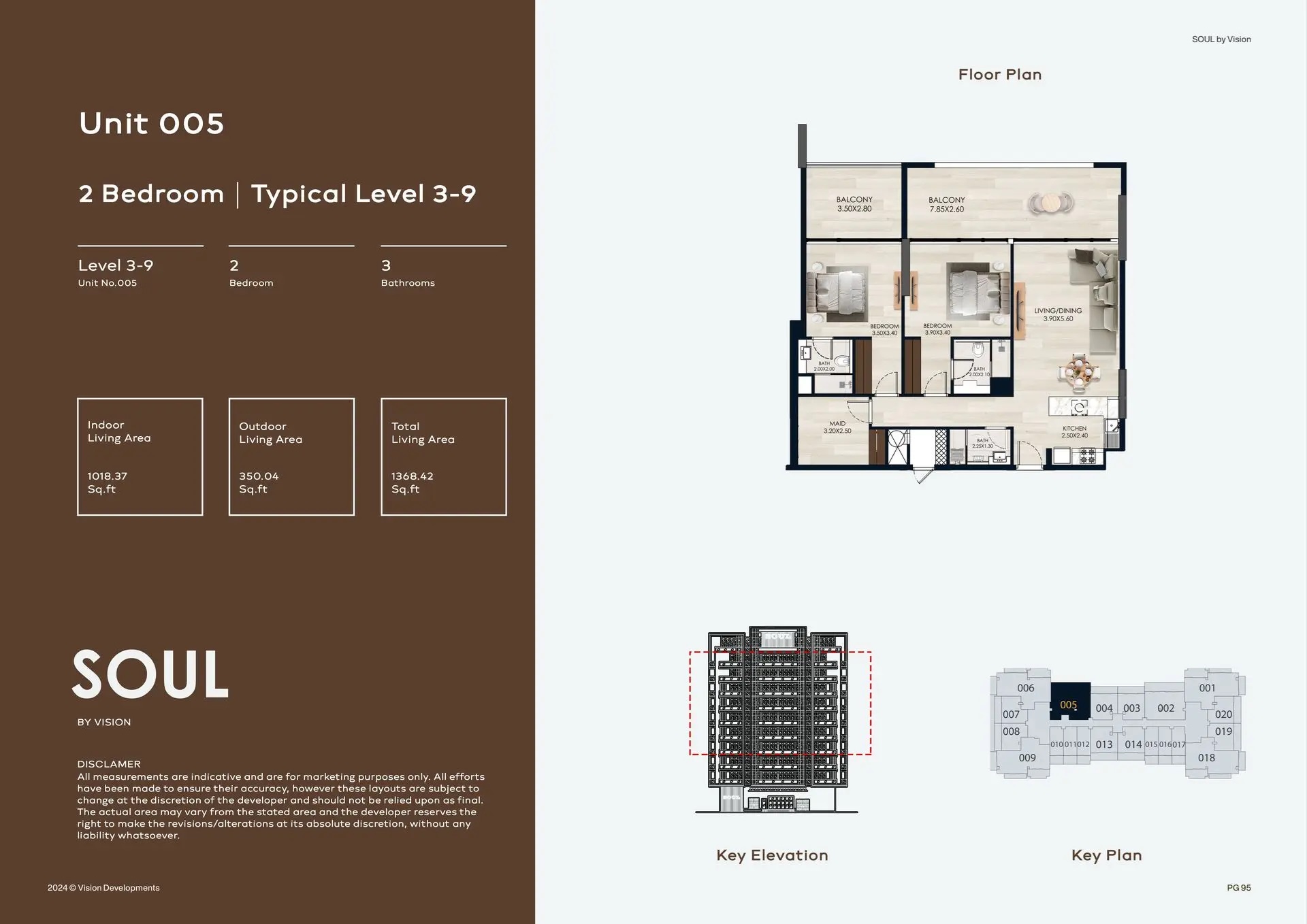 Vision Soul 2 Beds Layout