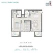 Wasl Avenue Park Towers 2 Beds Layout