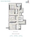 Wasl Avenue Park Towers 4 Beds Layout