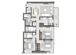 3 Beds 1575 Sq. Ft. Apartment in Wasl Park Views Residences