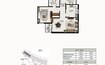 Wasl South Garden 1 Bed Layout