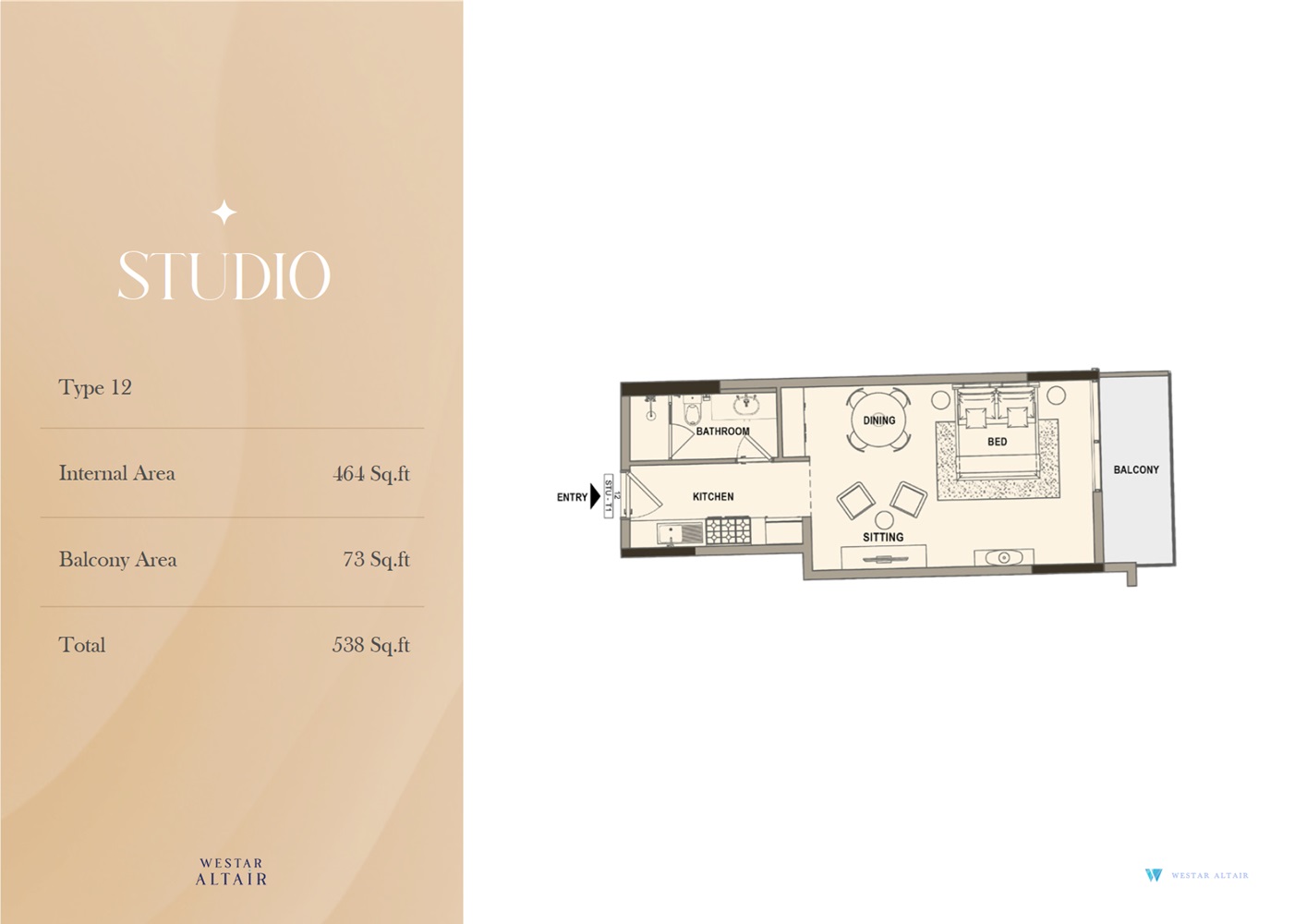 Westar Altair Studio Layout