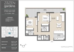 2 Beds 1476 Sq. Ft. Apartment in Zazen Gardens