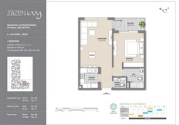 1 Bed 717 Sq. Ft. Apartment in Zazen Ivy