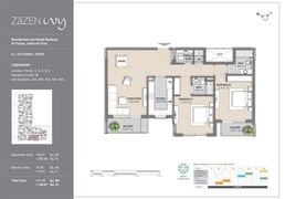 2 Beds 1197 Sq. Ft. Apartment in Zazen Ivy