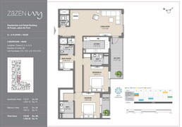 2 Beds 1432 Sq. Ft. Apartment in Zazen Ivy