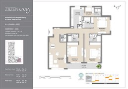 3 Beds 1548 Sq. Ft. Apartment in Zazen Ivy