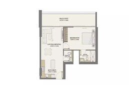 1 Bed 740 Sq. Ft. Apartment in Zimaya Celeste Heights