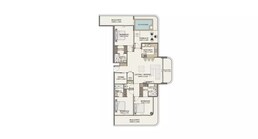 3 Beds 1835 Sq. Ft. Apartment in Zimaya Celeste Heights