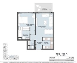 1 Bed 678 Sq. Ft. Apartment in Reportage Oceana