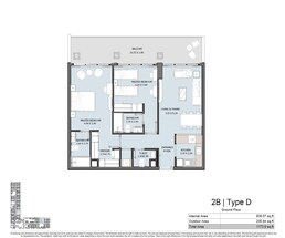 2 Beds 1174 Sq. Ft. Apartment in Reportage Oceana