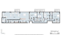 4 Beds 4836 Sq. Ft. Penthouse in Reportage Oceana