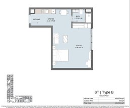 494 Sq. Ft. Studio in Reportage Oceana