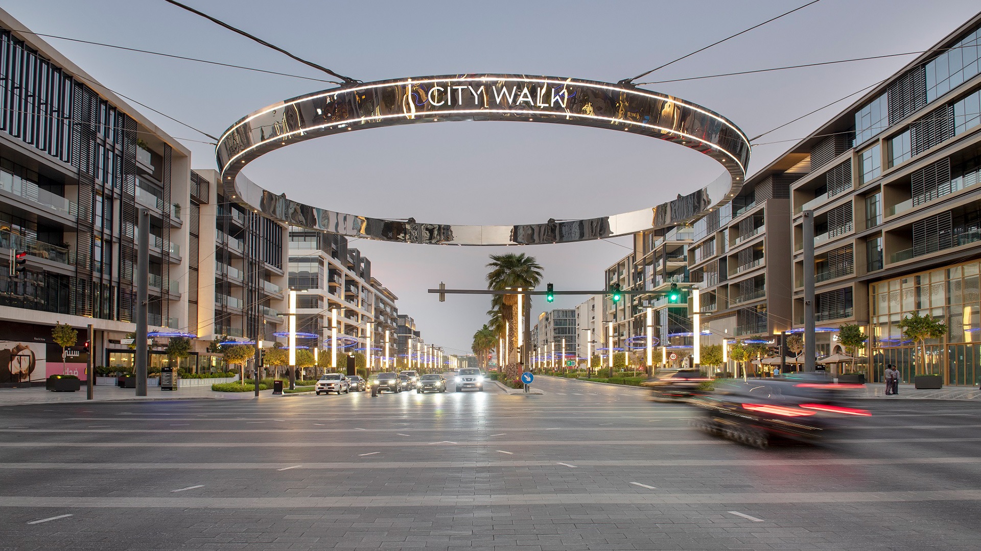 Al Wasl_a city street filled with lots of traffic