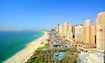 Jumeirah Beach Residence (JBR)_a large city with palm trees and palm trees