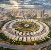 Jumeirah Village Circle (JVC)_an aerial view of a city at night