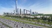 Meydan City_a city street filled with lots of traffic