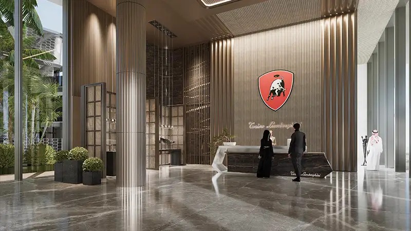 Arista Tonino Lamborghini Residences Waiting Lounge