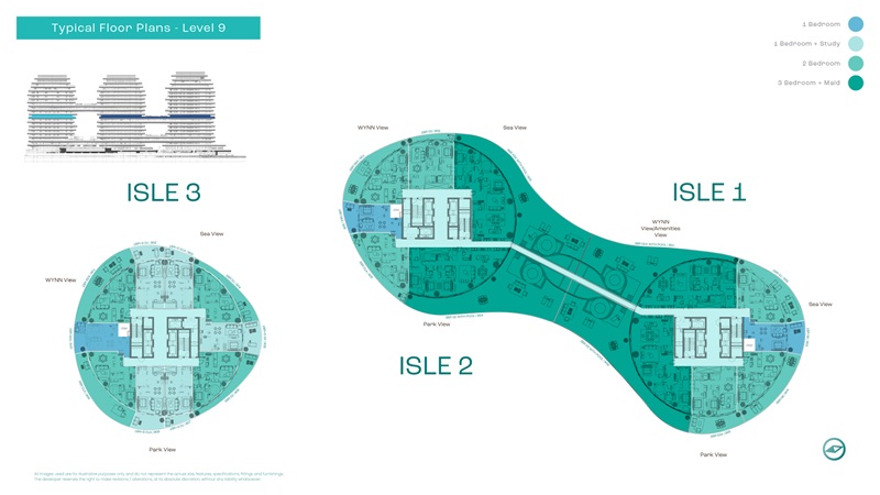 Arte La Mer Floor Plans