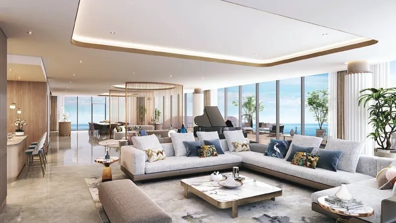 Dubai Danah Bay Apartment Interiors