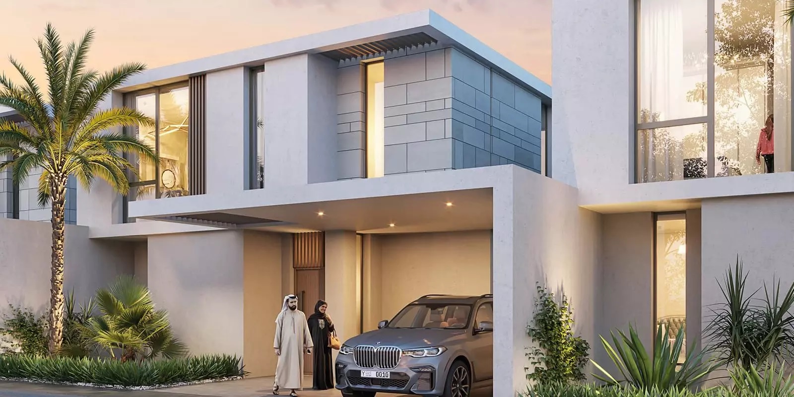 Dubai Danah Bay Villa View