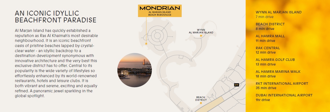 Elevate Mondrian Residences Location Image