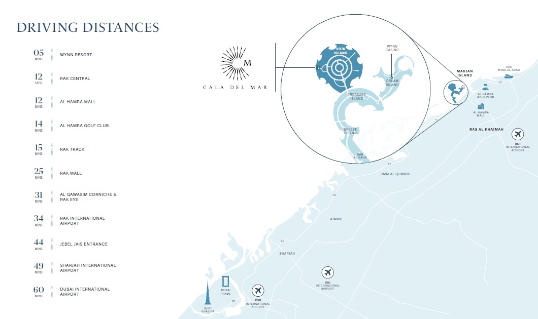 Ellington Cala Del Mar Location Image