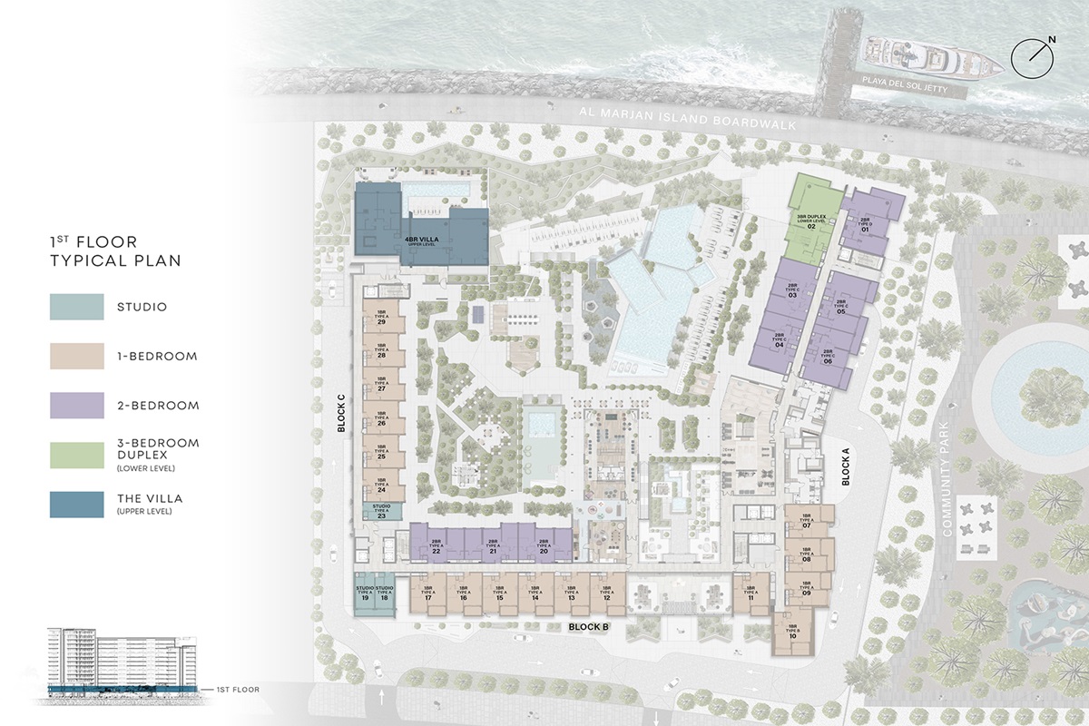 Ellington Playa Del Sol Floor Plans