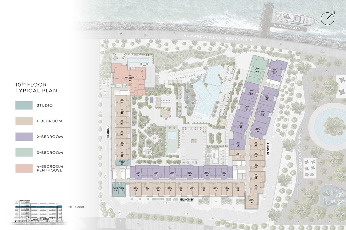 Ellington Playa Del Sol Floor Plans