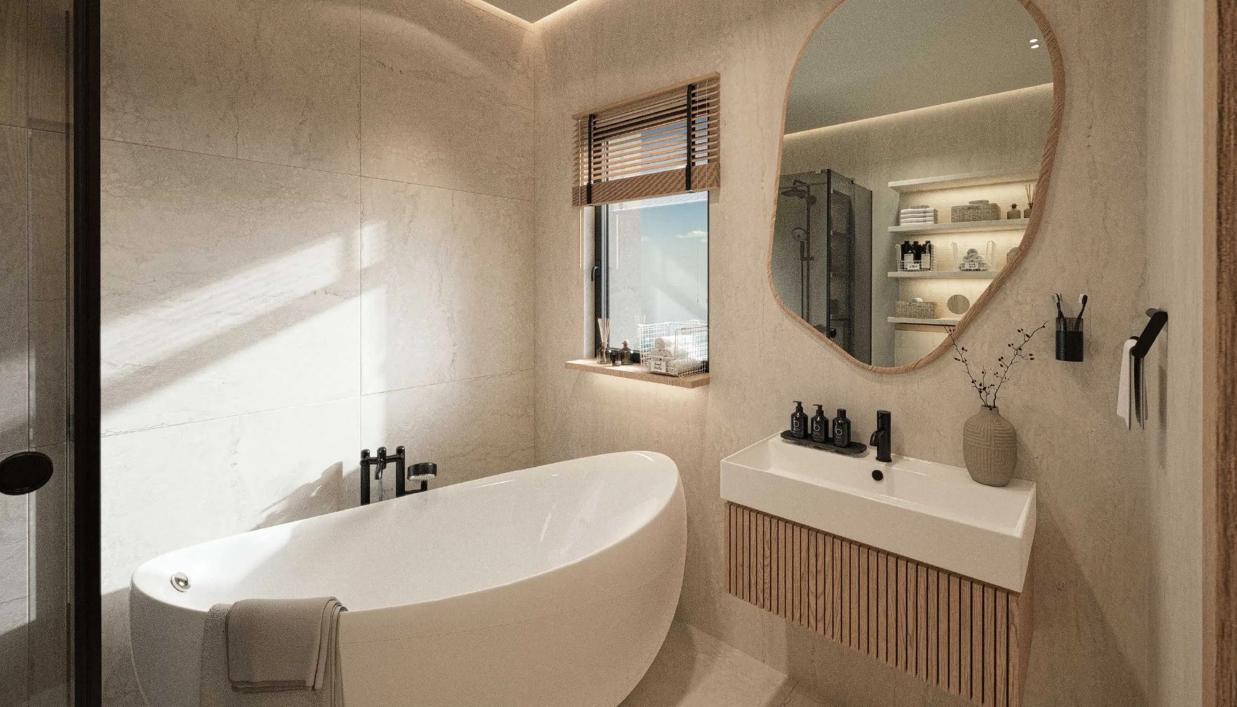 Lapis Azure Apartment Interiors