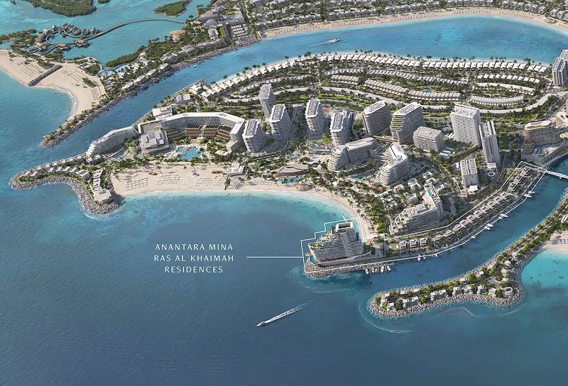Rak Anantara Mina Residences Master Plan Image