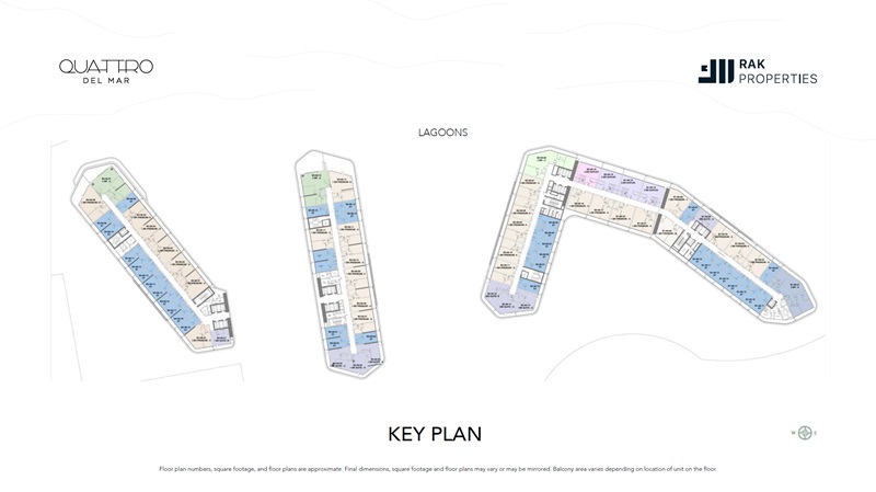 Rak Quattro Del Mar Floor Plans