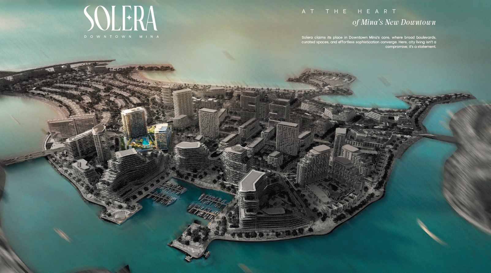 Rak Solera Downtown Mina Tower View