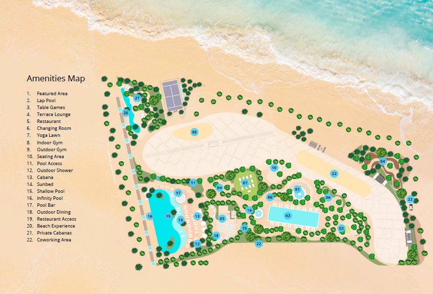 Range The Beach Residences Amenities Features