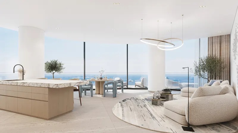 Range The Beach Residences Apartment Interiors