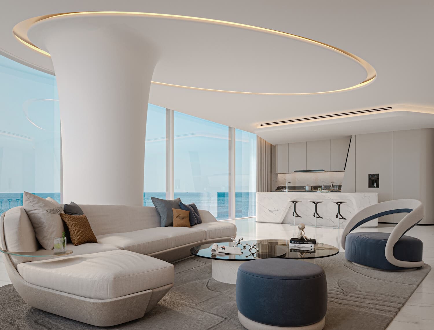The Luxe Oceano Apartment Interiors