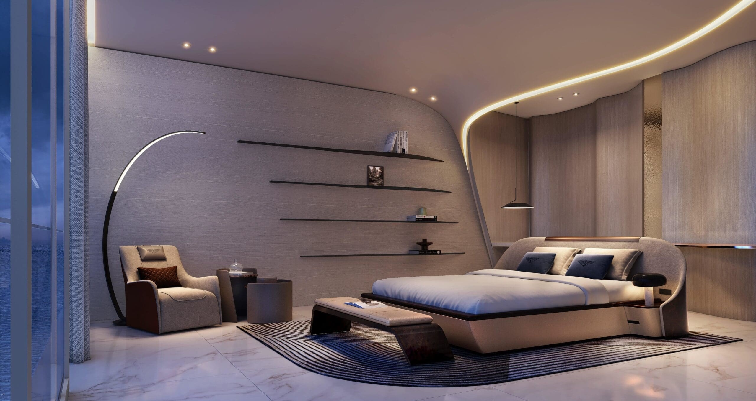 The Luxe Oceano Apartment Interiors